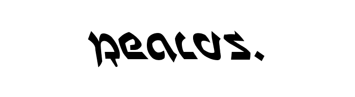 Ben-Zion Leftalic  Free Fonts Download