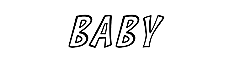 Cilok There Outline Italic  Free Fonts Download