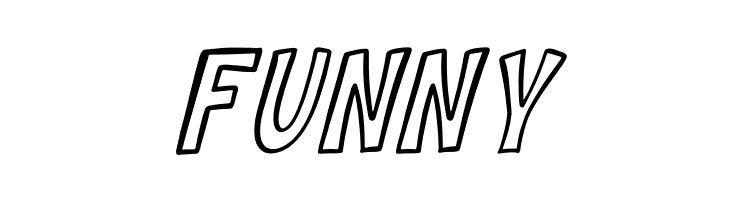 Cilok There Outline Italic  Free Fonts Download