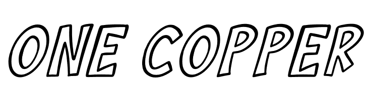 Cilok There Outline Italic  Free Fonts Download