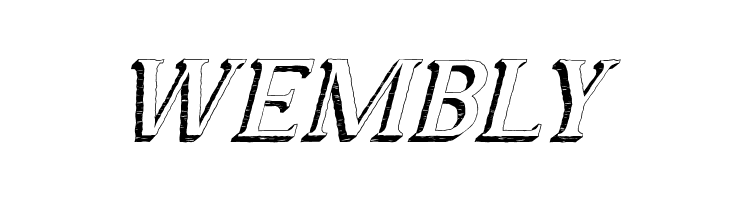 White Letters Demo Italic  Free Fonts Download