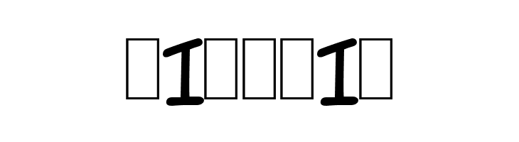 Lettering1 Weird Bold  Free Fonts Download