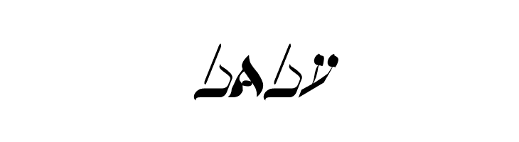 Jerusalem Italic  Free Fonts Download