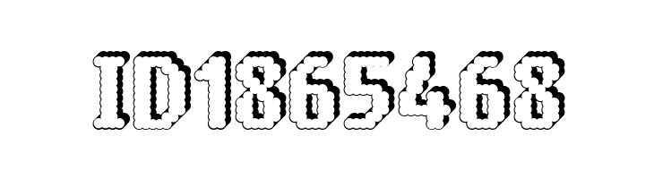 14 LED Rised Black  Free Fonts Download