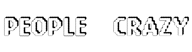 14 LED Rised Black  Free Fonts Download