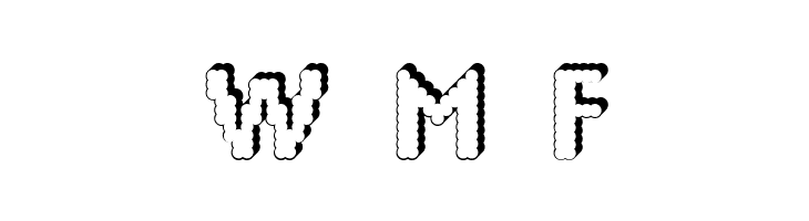14 LED Rised Black  Free Fonts Download