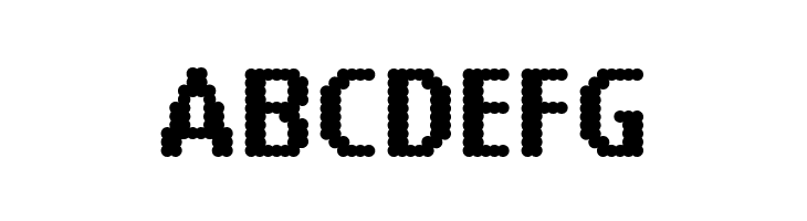 14 LED  Free Fonts Download