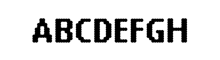 14 LED  Free Fonts Download