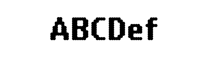 14 LED  Free Fonts Download