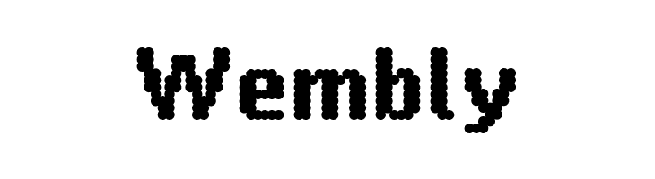 14 LED  Free Fonts Download