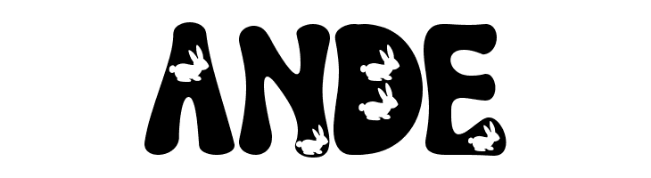 Easter Rabbits  Free Fonts Download