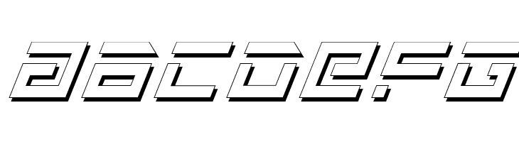 Rocket Type Shadow Italic  Free Fonts Download