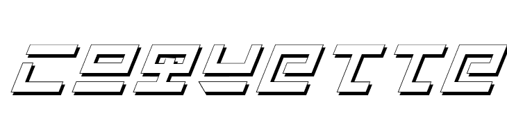 Rocket Type Shadow Italic  Free Fonts Download