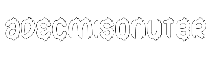 Bigfoot Cute Demo Outline  Free Fonts Download