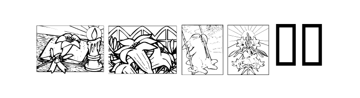 KR Easter Squares  Free Fonts Download