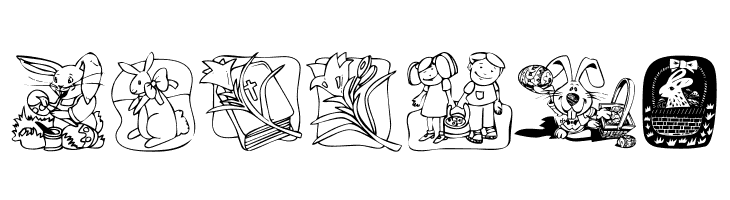 KR Easter 2003  Free Fonts Download