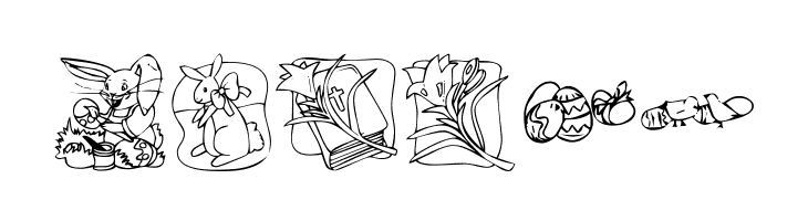 KR Easter 2003  Free Fonts Download