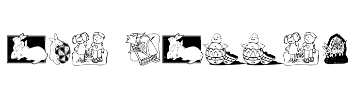 KR Easter 2003  Free Fonts Download