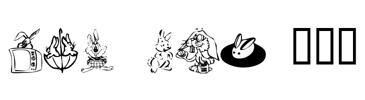 KR Bunny Dings  Free Fonts Download