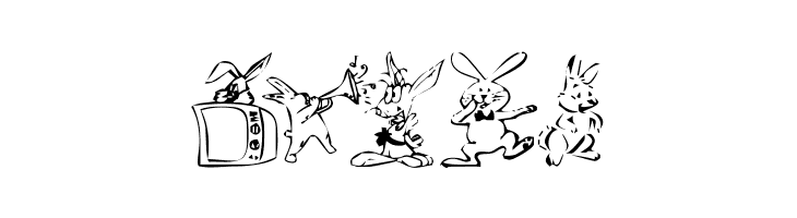 KR Bunny Dings  Free Fonts Download