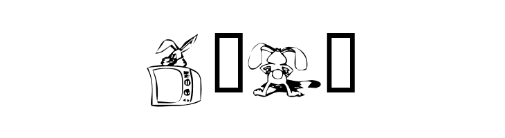 KR Bunny Dings  Free Fonts Download