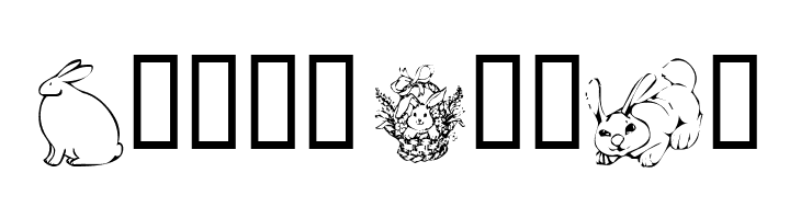 KR Bunny Dings  Free Fonts Download