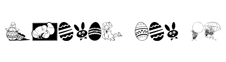 Easter art  Free Fonts Download