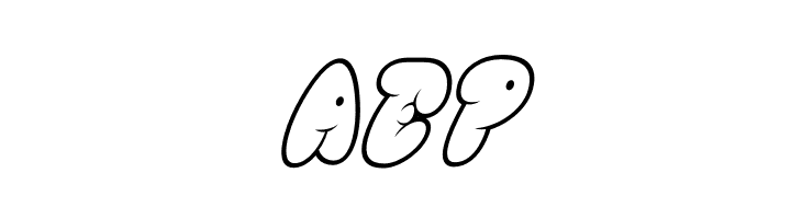GLOREST SHUFLE OUTLINE Italic  Free Fonts Download