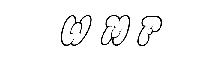 GLOREST SHUFLE OUTLINE Italic  Free Fonts Download