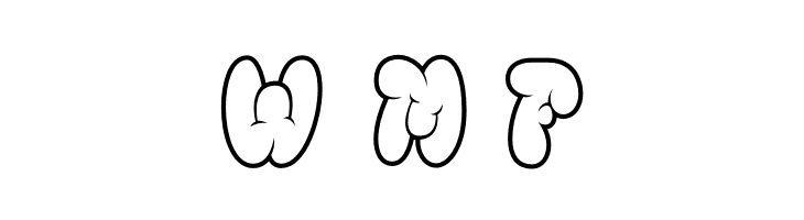 GLOREST SHUFLE OUTLINE  Free Fonts Download