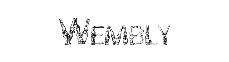 Bunny Rabbits  Free Fonts Download