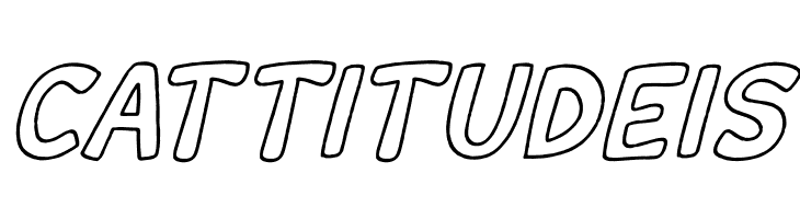 Wishcar Moundy Outline Italic  Free Fonts Download