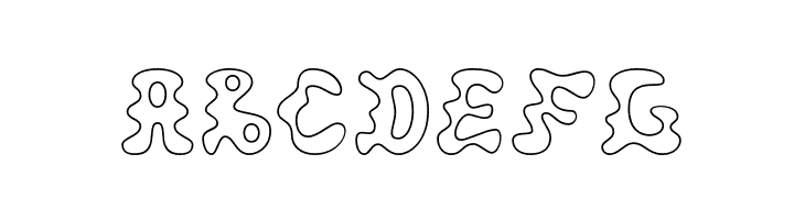 Pleatures Demo Outline  Free Fonts Download