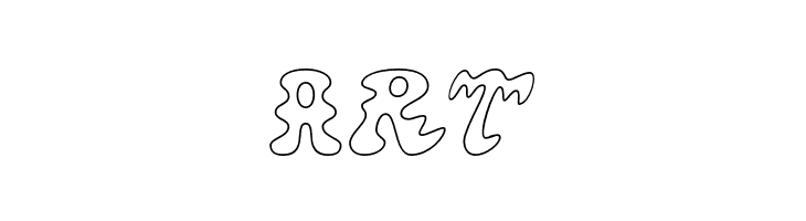 Pleatures Demo Outline  Free Fonts Download