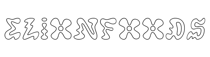 Pleatures Demo Outline  Free Fonts Download