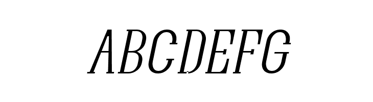 Quastic Kaps Thin Italic  Free Fonts Download