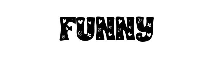 CHUNKY HEART DECORATIVE  Free Fonts Download