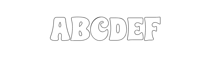 CHUNKY HEART OUTLINE  Free Fonts Download