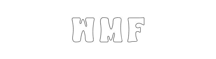 CHUNKY HEART OUTLINE  Free Fonts Download