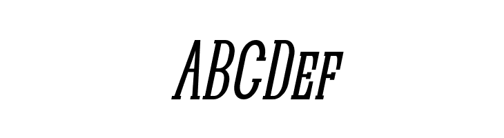 Quastic Kaps Narrow Italic  Free Fonts Download