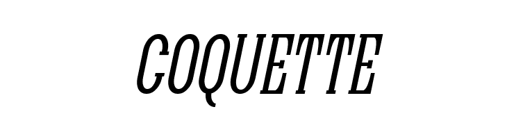 Quastic Kaps Narrow Italic  Free Fonts Download