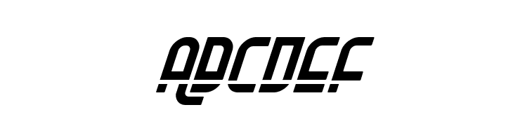 Ro'Ki'Kier Laser Italic  Free Fonts Download