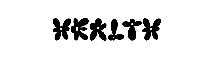 Burst Flower Regular  Free Fonts Download