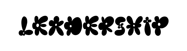 Burst Flower Regular  Free Fonts Download