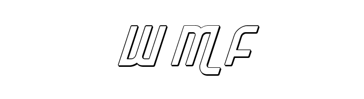 Ro'Ki'Kier Shadow Italic  Free Fonts Download