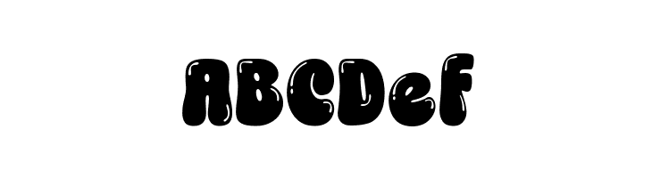 Choret Fudyng Bubble Regular  Free Fonts Download