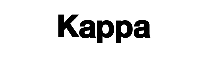 Kappa KyrillaSansSerif-Black Font
