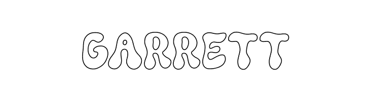 Funkie Retro Outline  Free Fonts Download