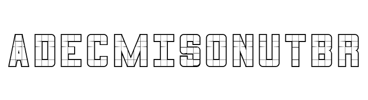 3x5  Outline  Free Fonts Download