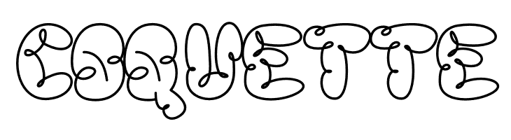 Scrouble Outline  Free Fonts Download